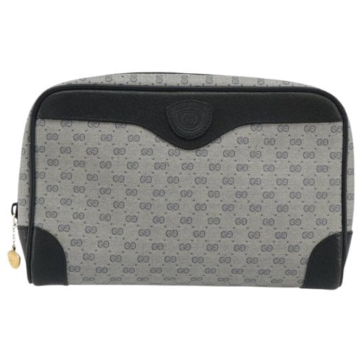 Leather clutch bag