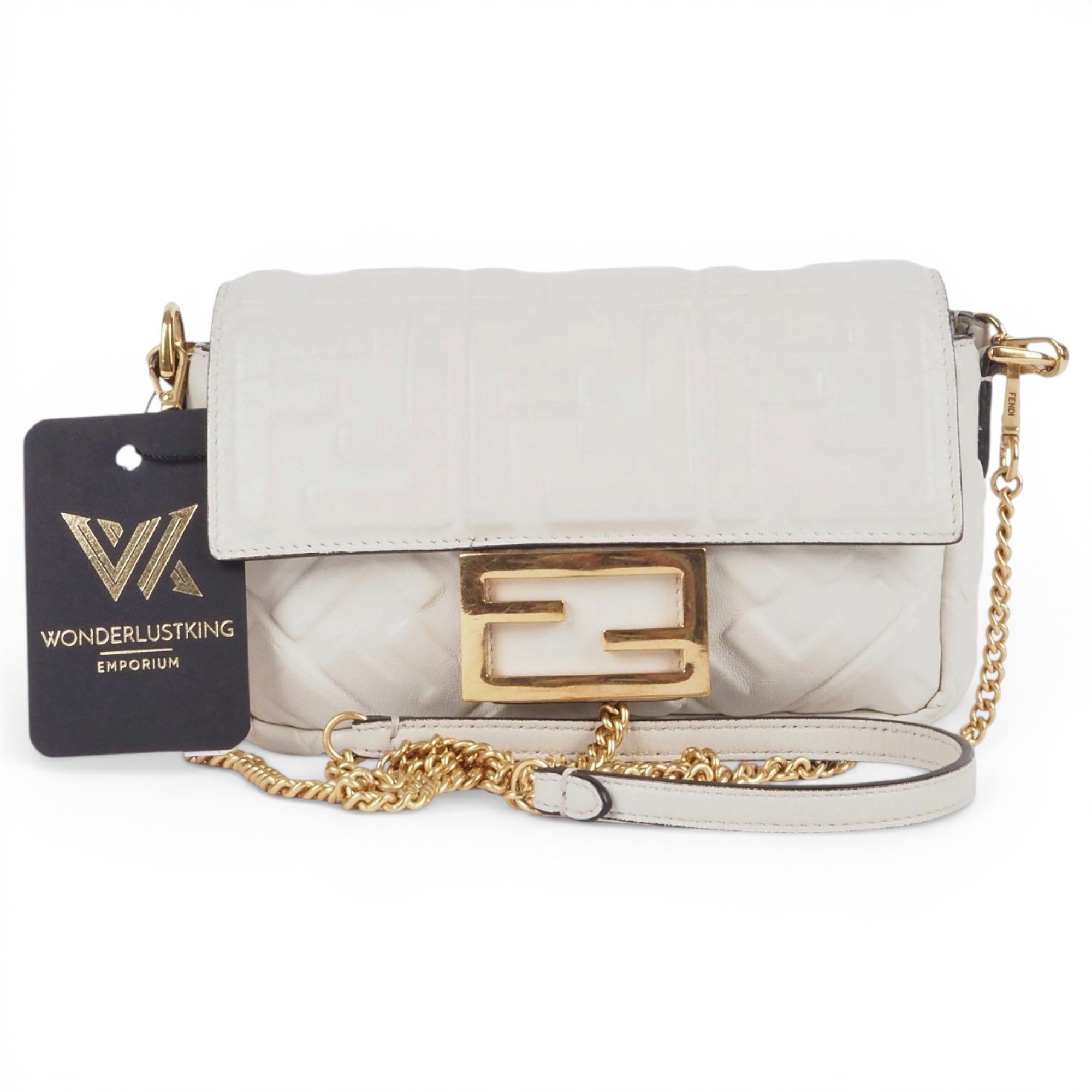 Baguette leather handbag