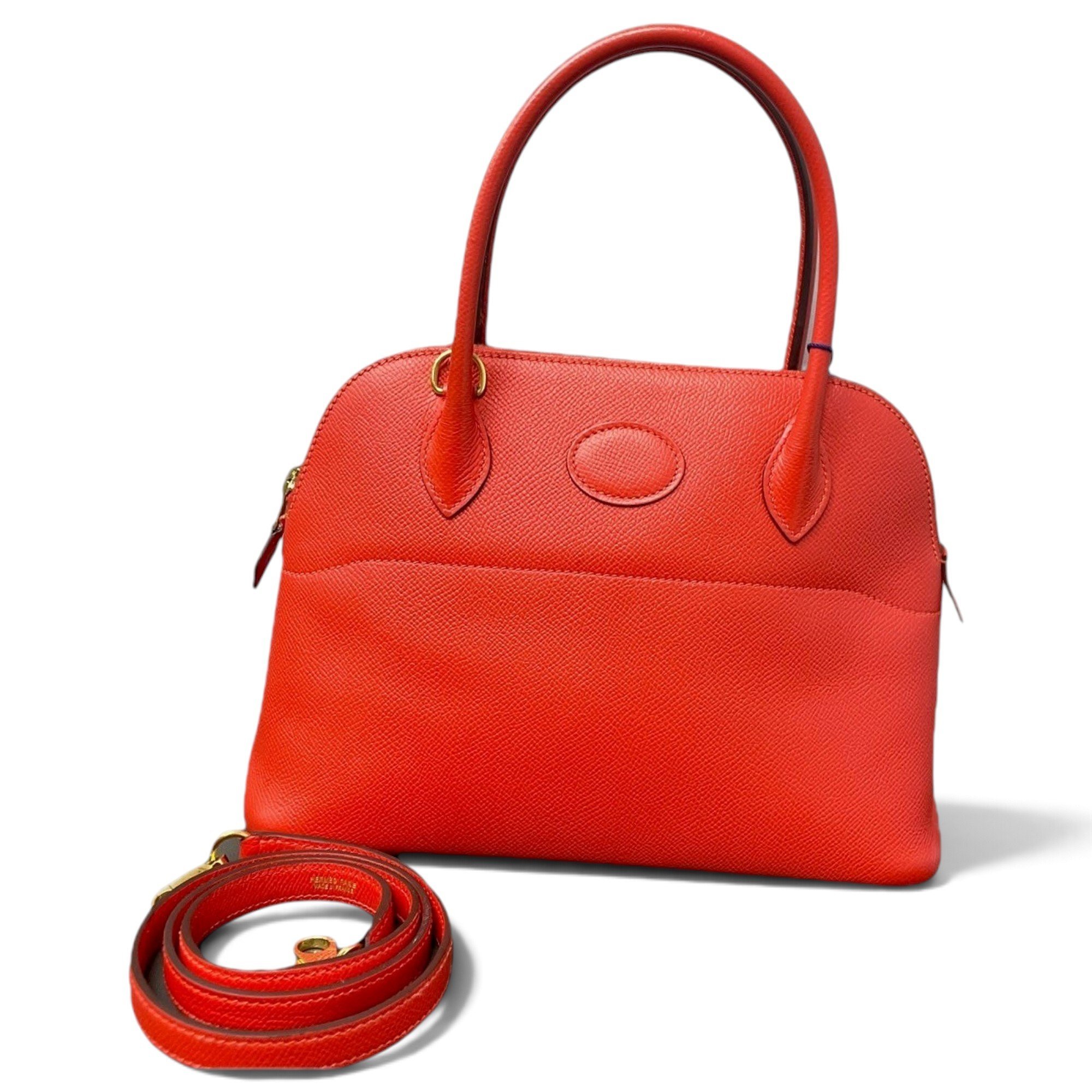 Bolide leather handbag