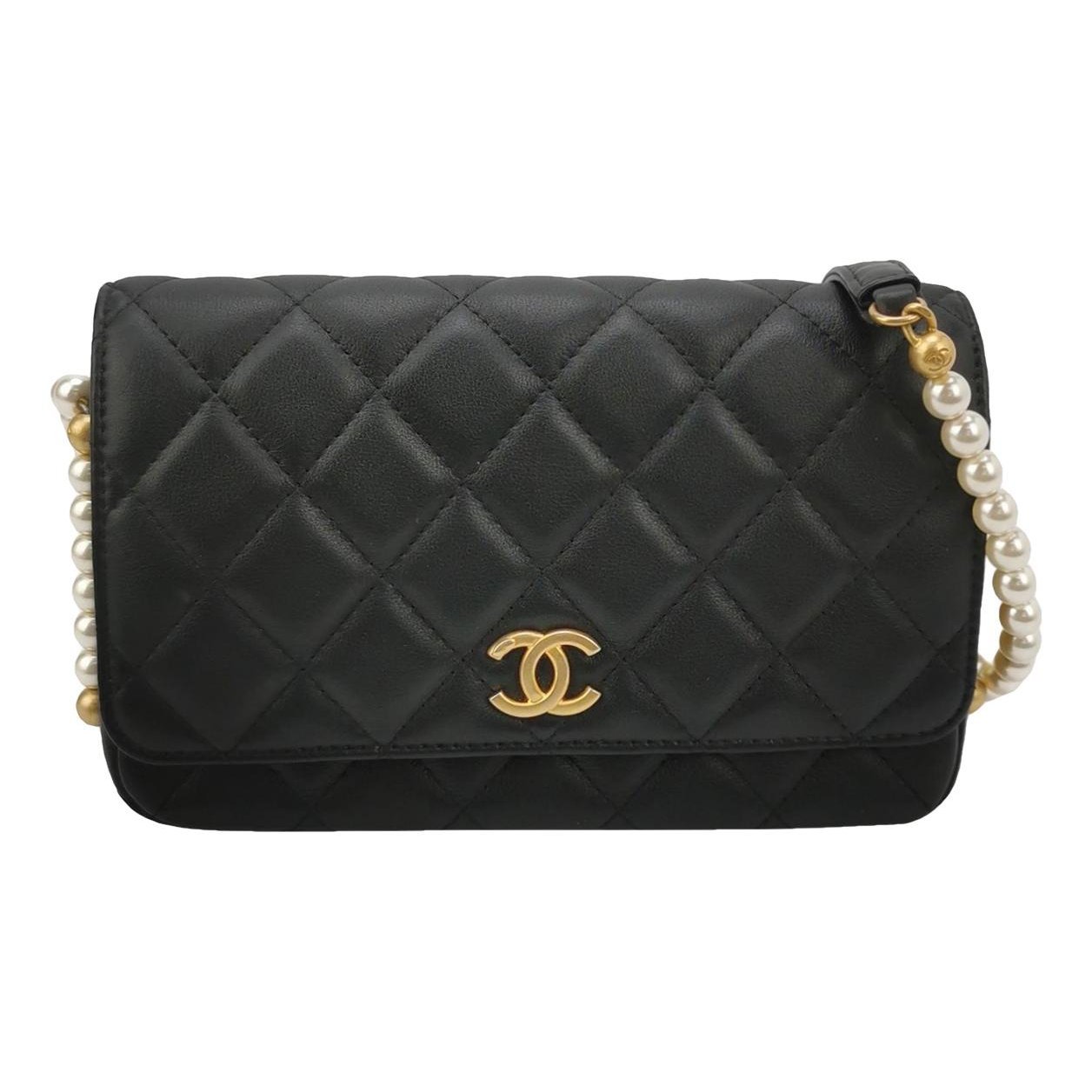 Wallet On Chain Timeless/Classique leather handbag