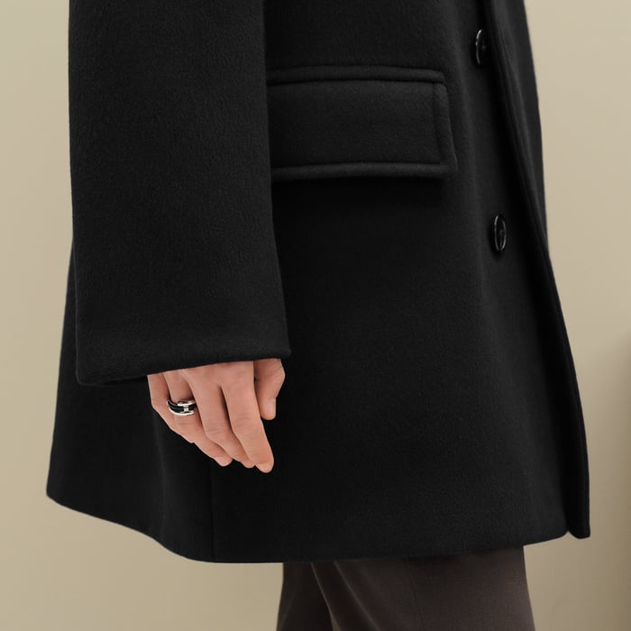 Noir Petit Paul Cashmere Coat