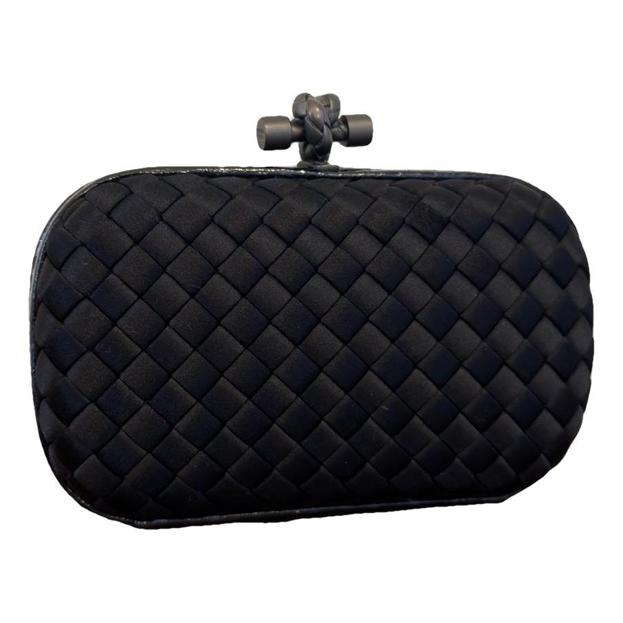 Pochette Knot silk clutch bag