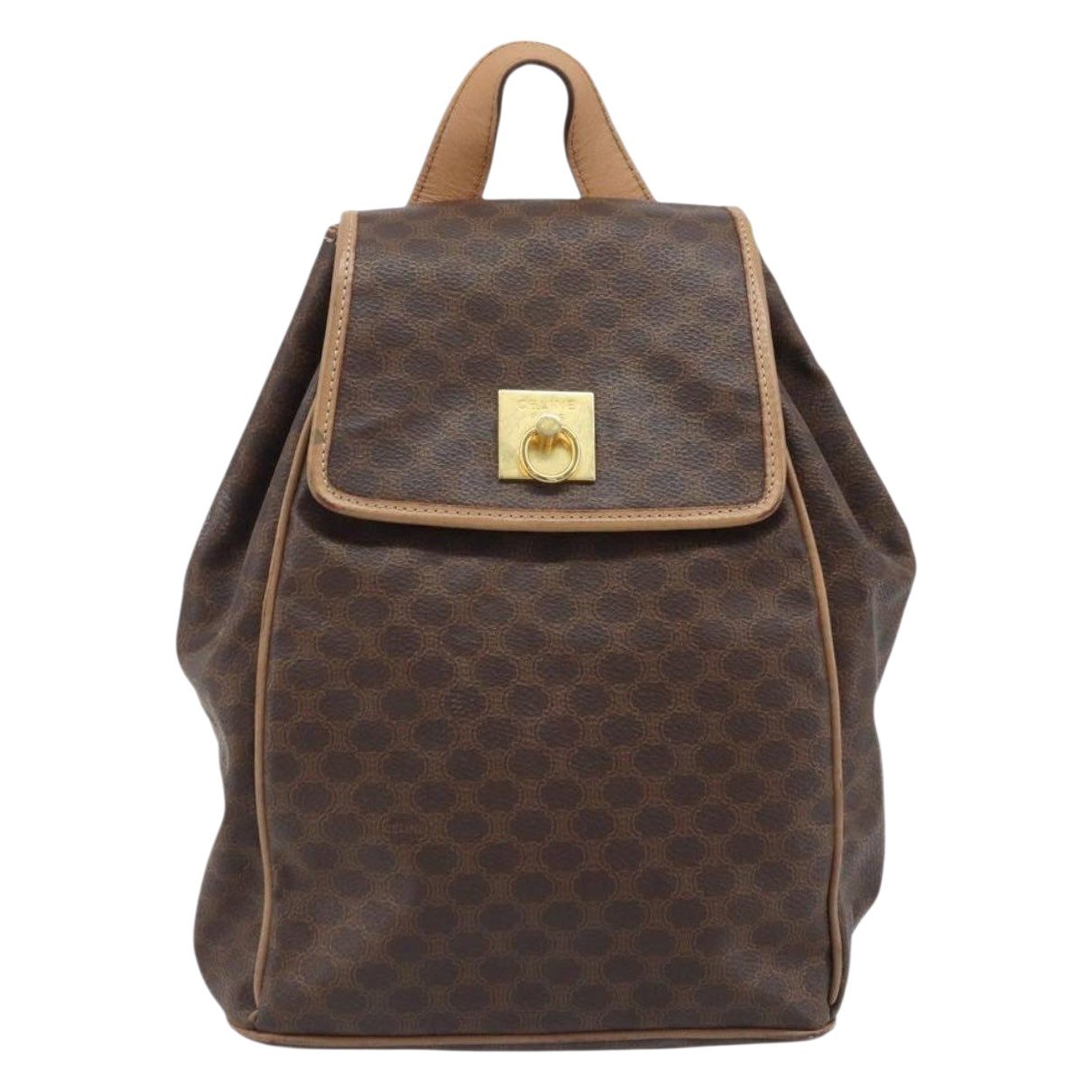 Leather backpack