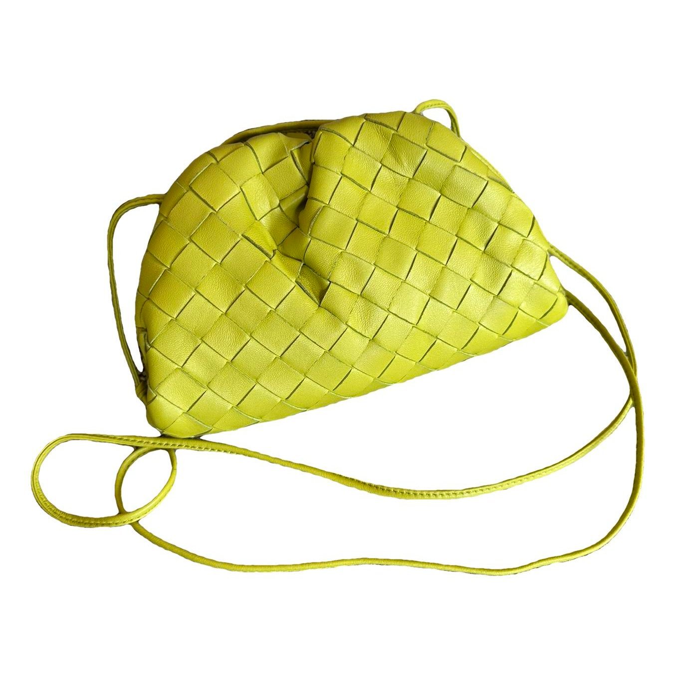 Pouch leather crossbody bag