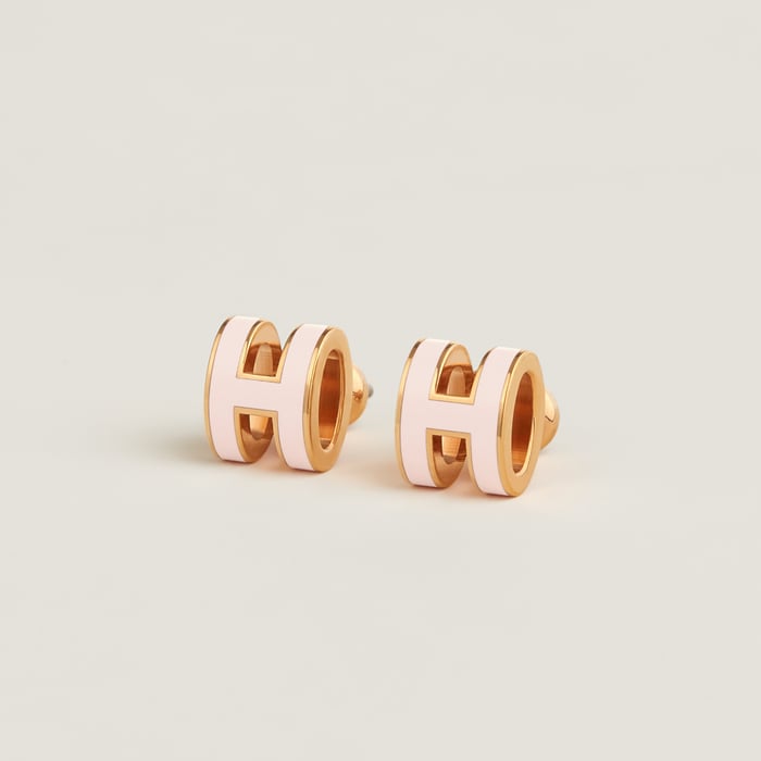 Rose Dragée Mini Pop H Earrings