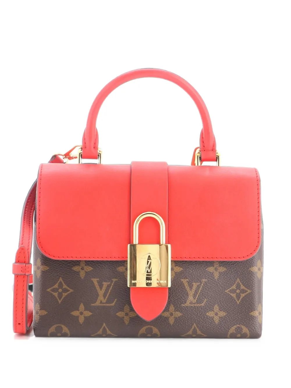 Locky Handbag Monogram Canvas with Leather BB satchel
