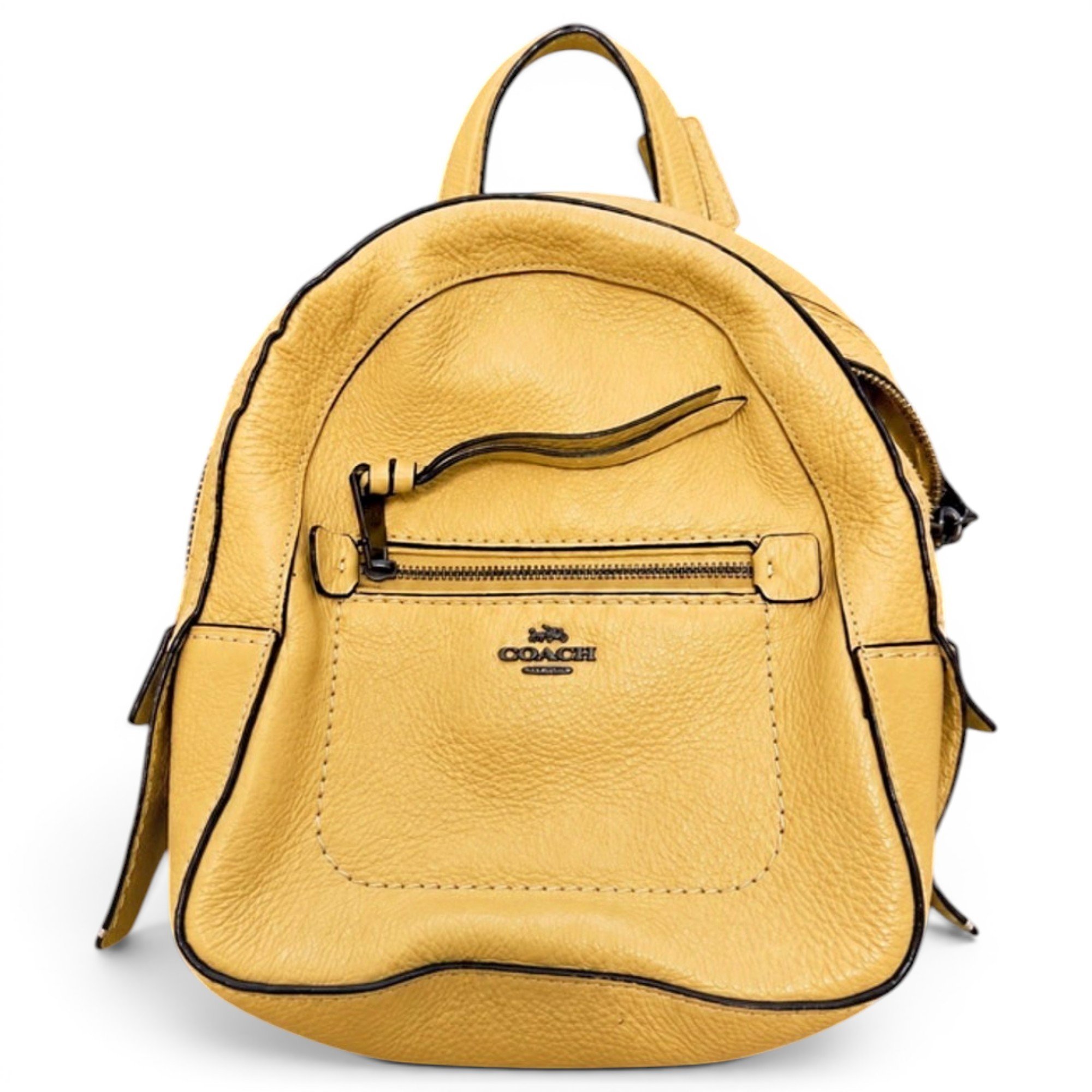Leather backpack