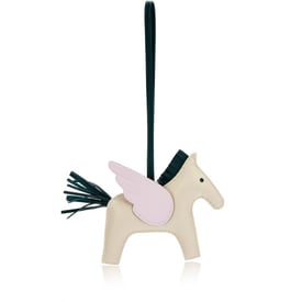 Hermes Craie, Vert Cypres and Mauve Pale Milo Lambskin and Swift GriGri Rodeo Pegase Charm MM, 2022