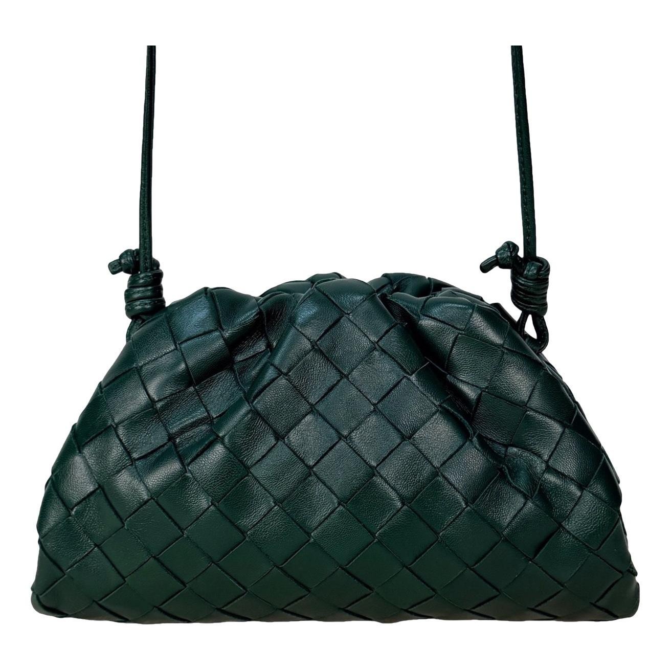 Pouch leather crossbody bag