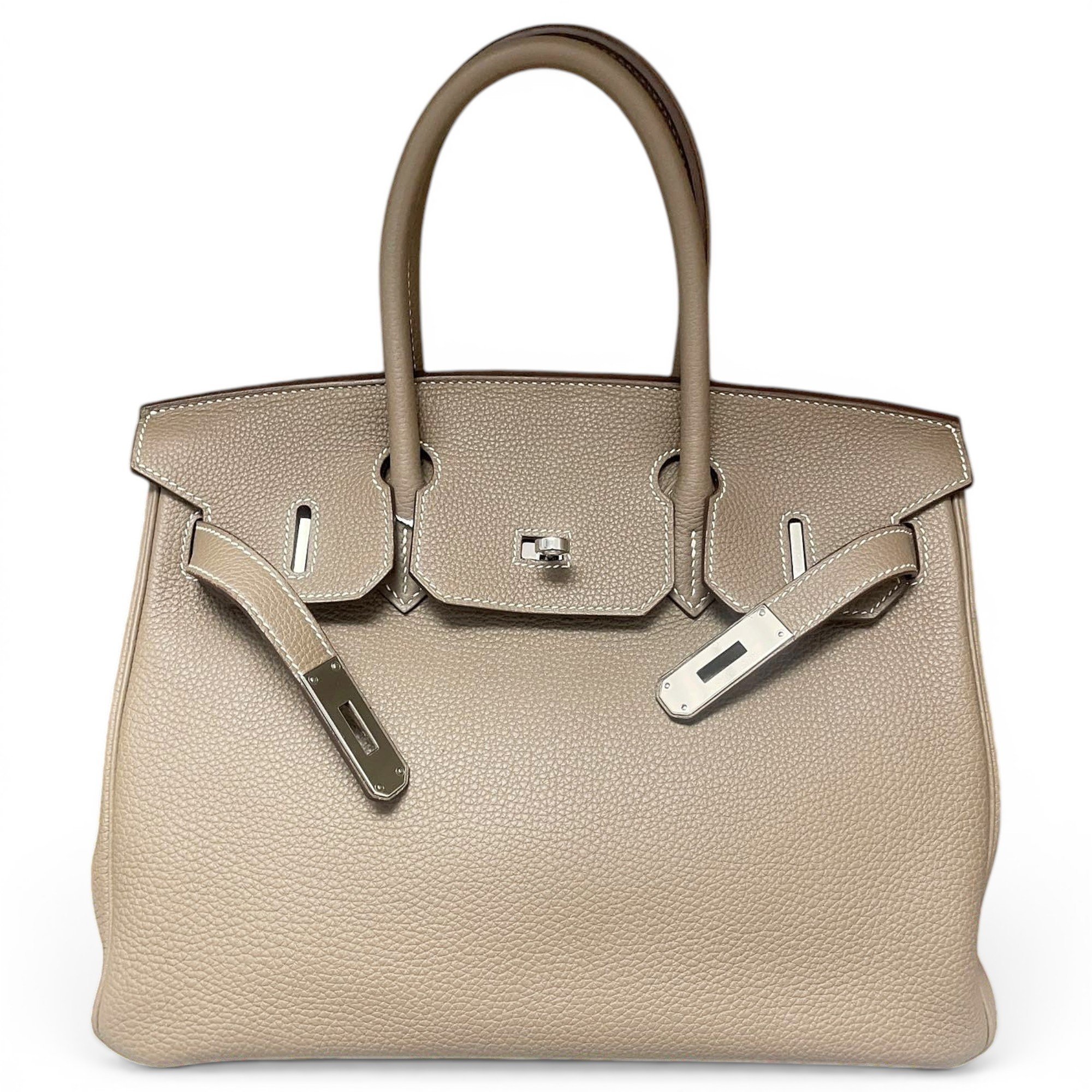 Birkin 30 leather handbag