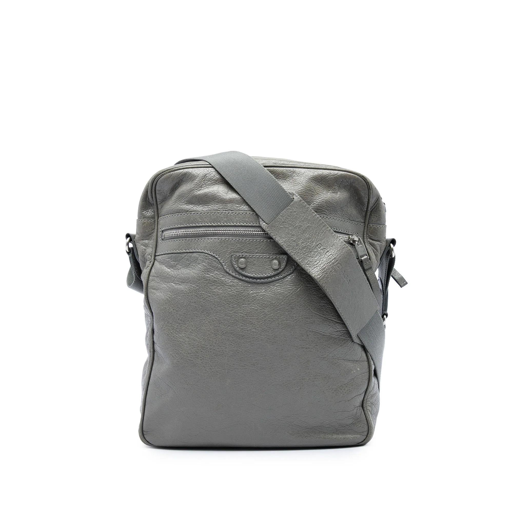 Balenciaga BB Reporter pony-style calfskin handbag