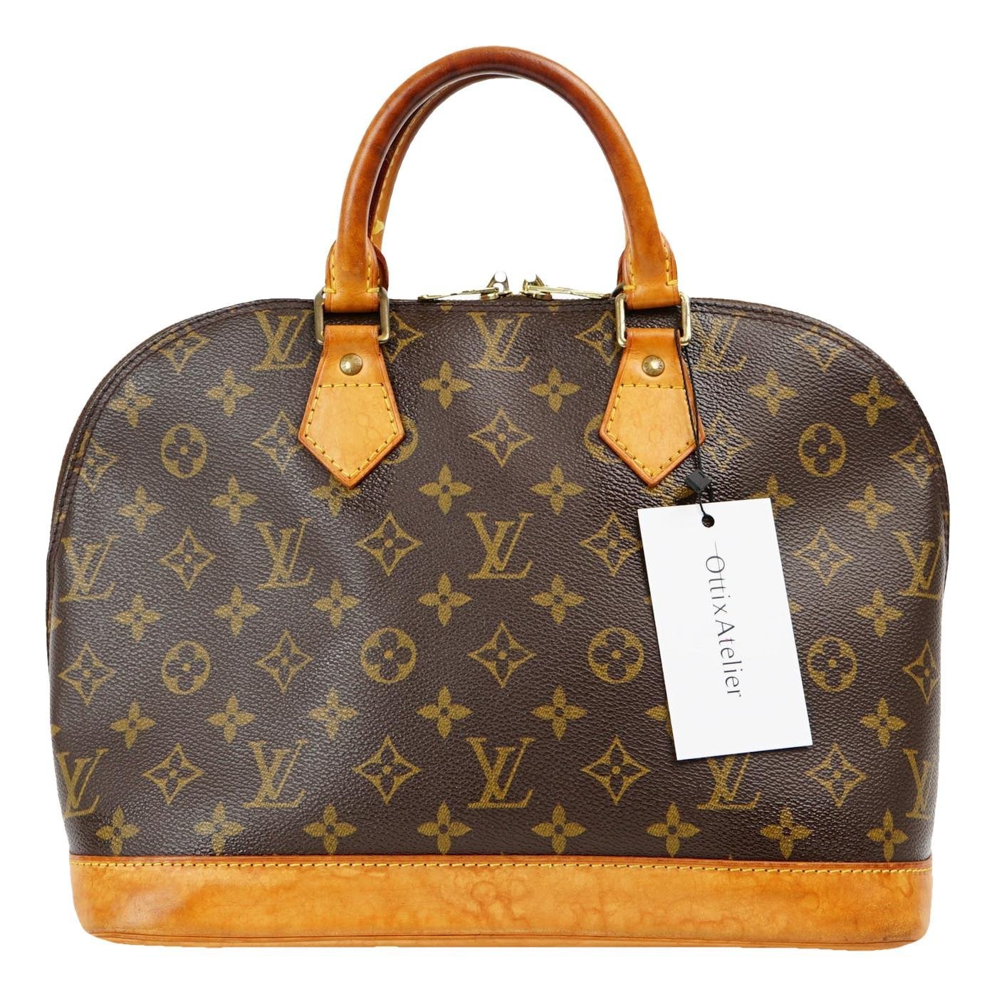 Alma leather handbag