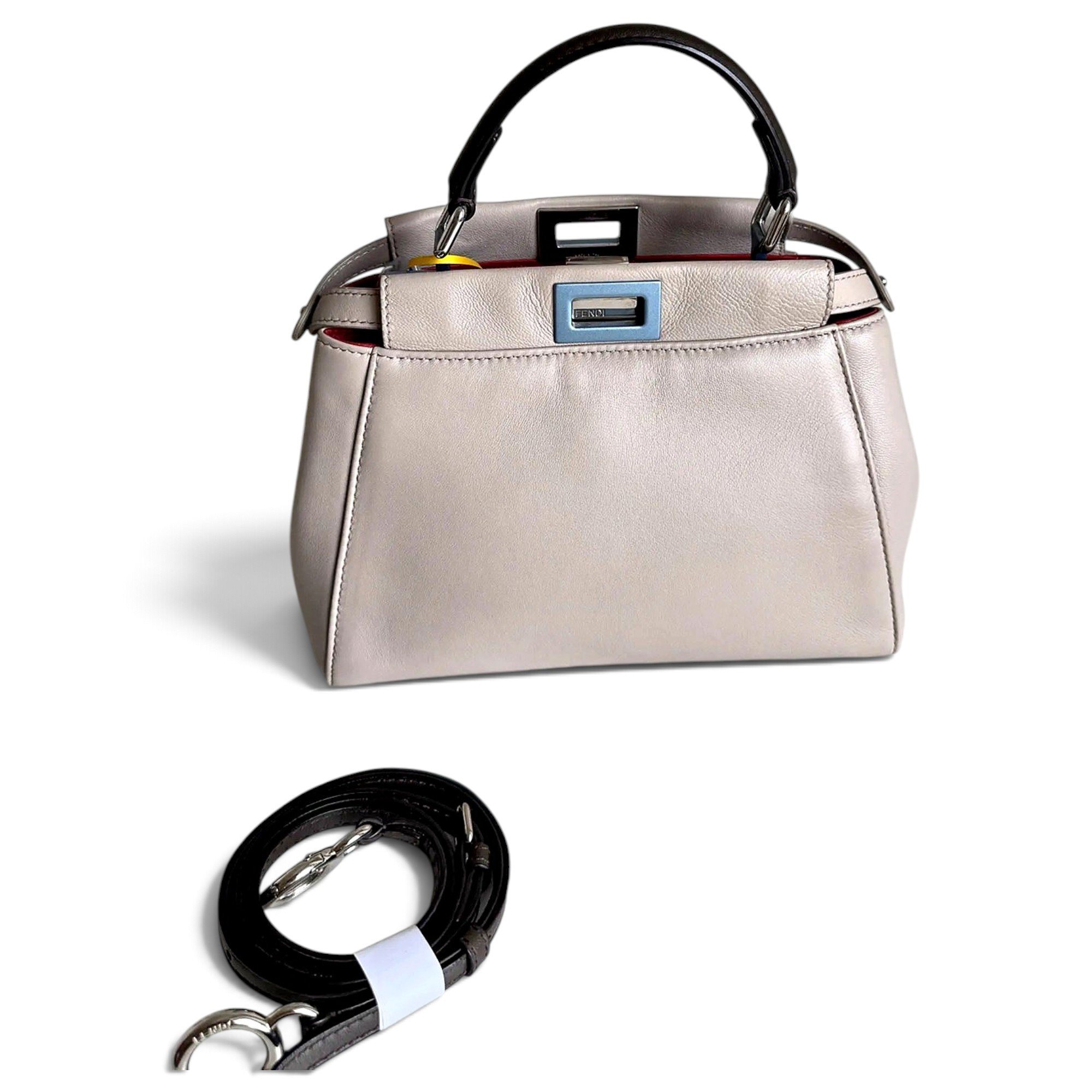 Peekaboo leather crossbody bag