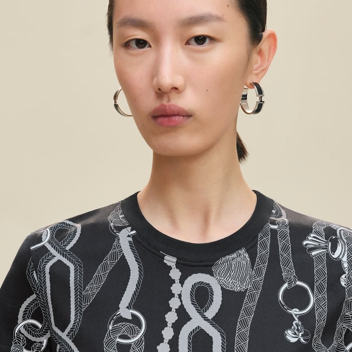 Gris Charbon "Palefroi Remix" Straight T-shirt