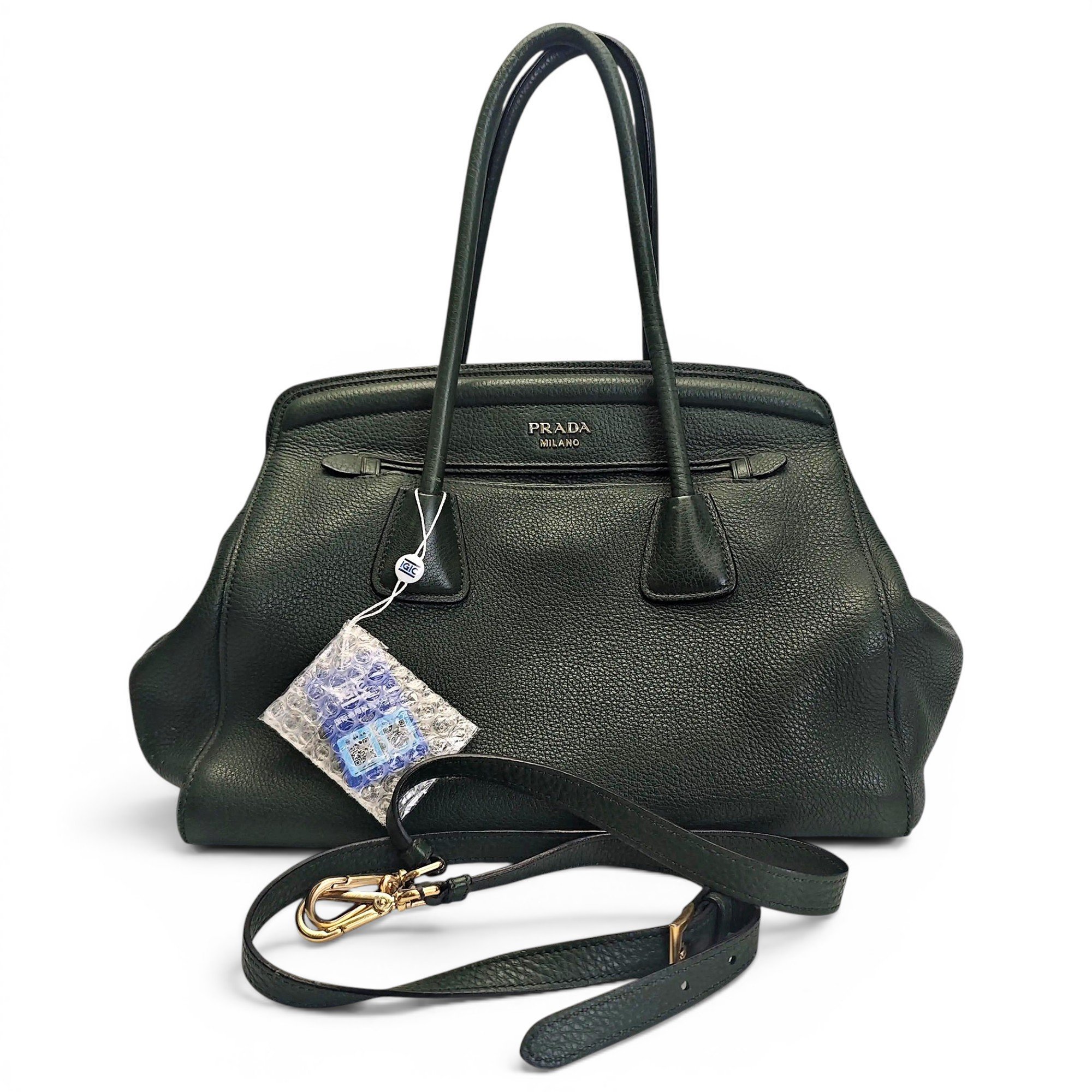 Leather crossbody bag