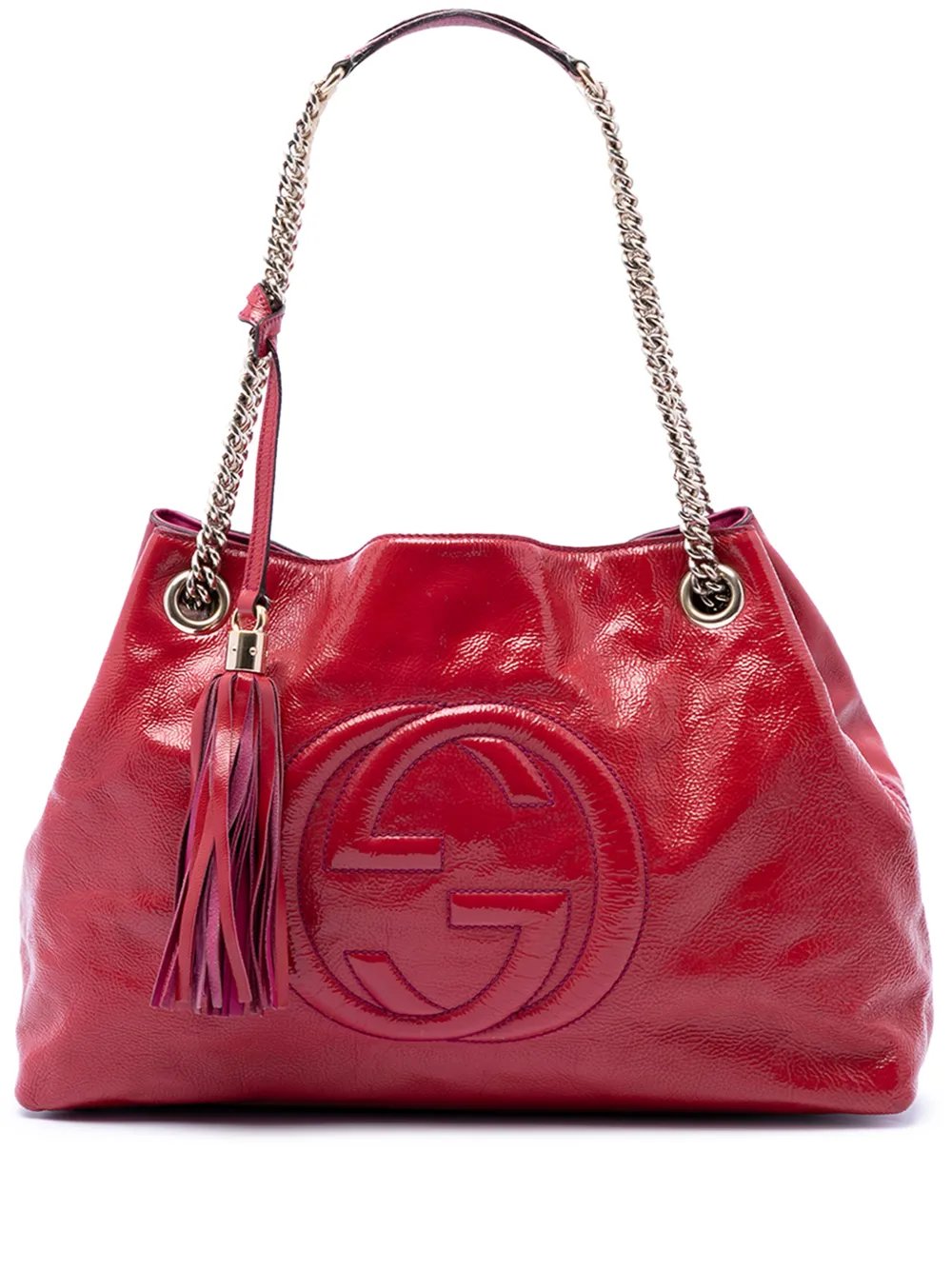 2016-2026 Medium Patent Soho Chain tote bag