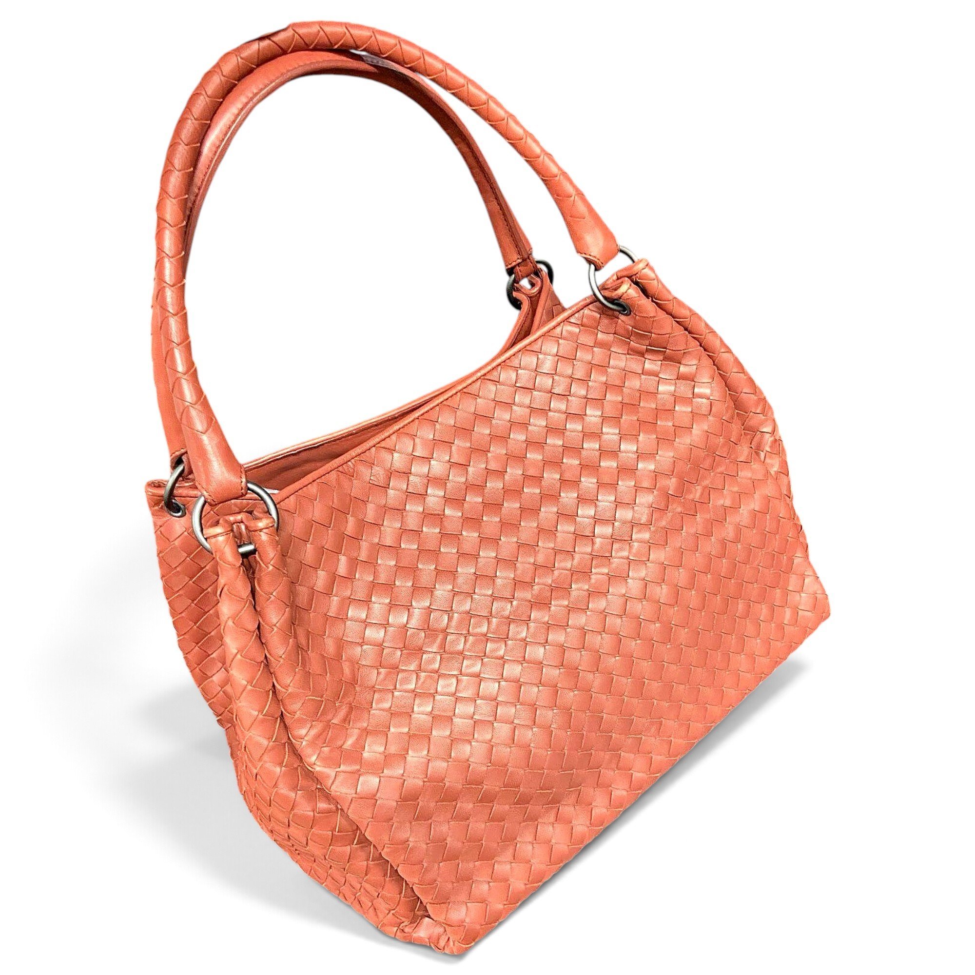 Parachute leather handbag
