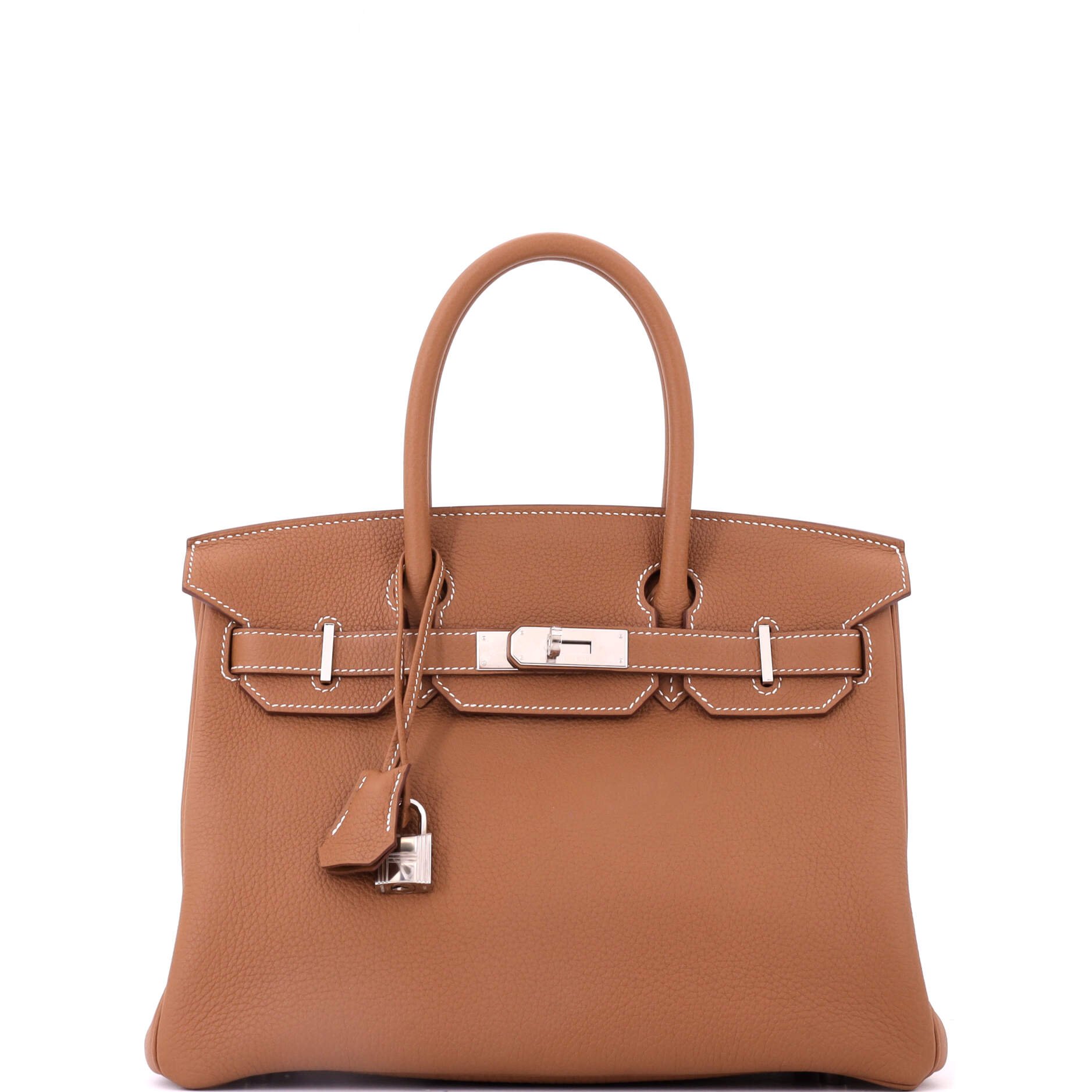 Birkin Handbag Gold Togo with Palladium Hardware 30