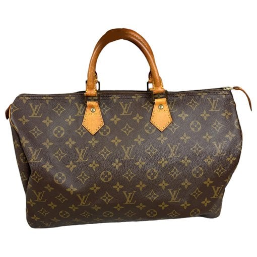 Speedy leather handbag