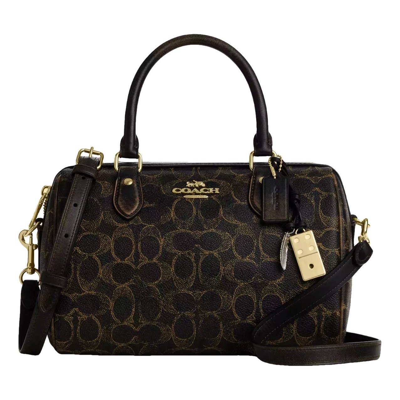 Leather satchel
