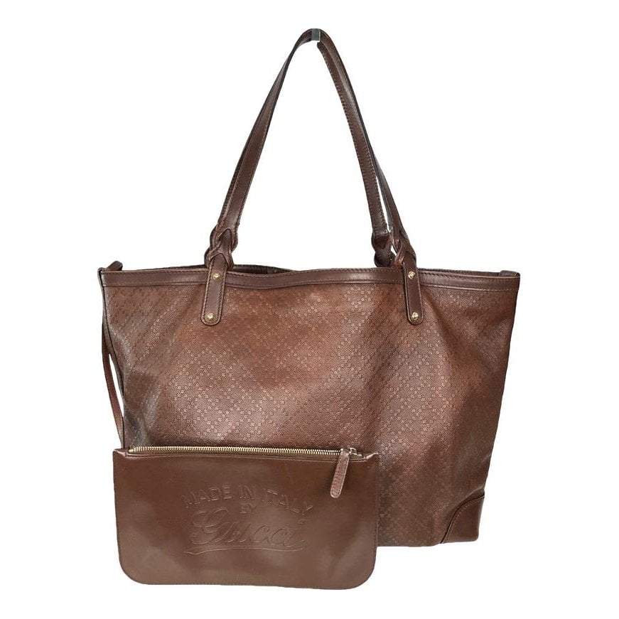 Leather tote