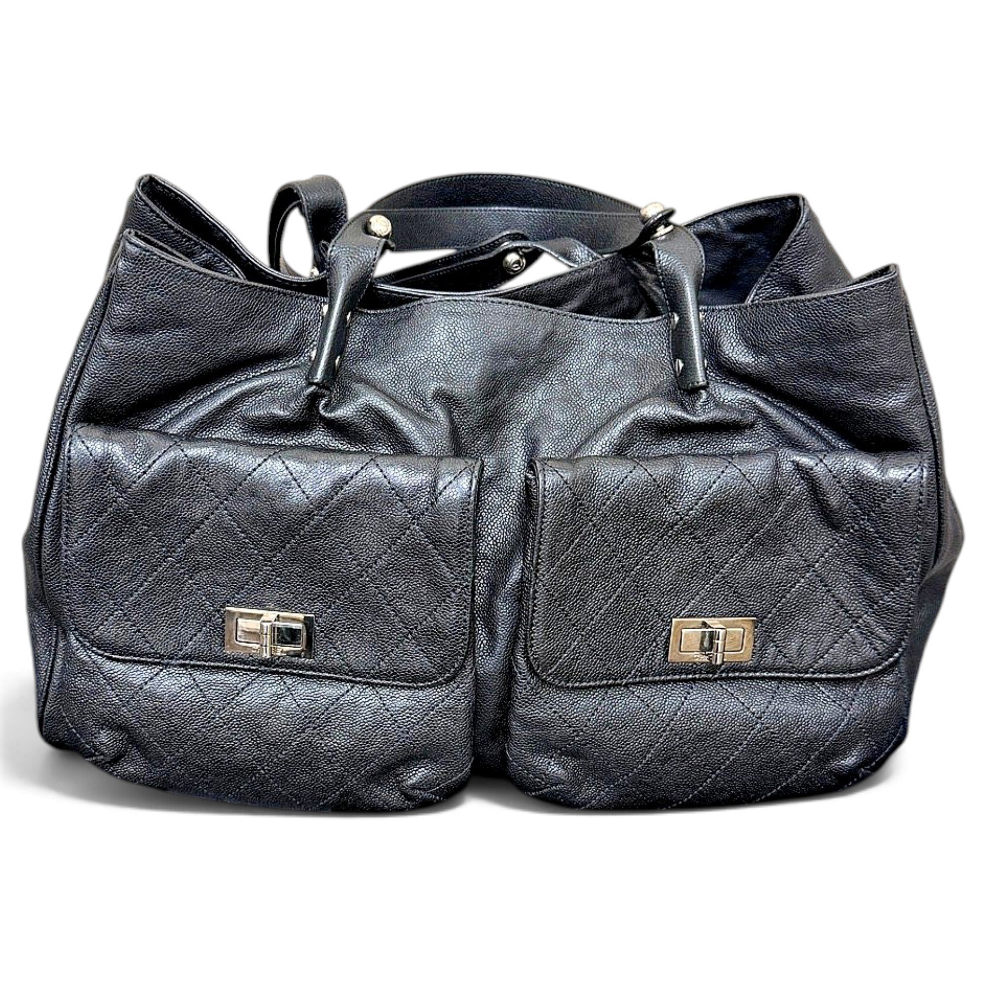Leather tote