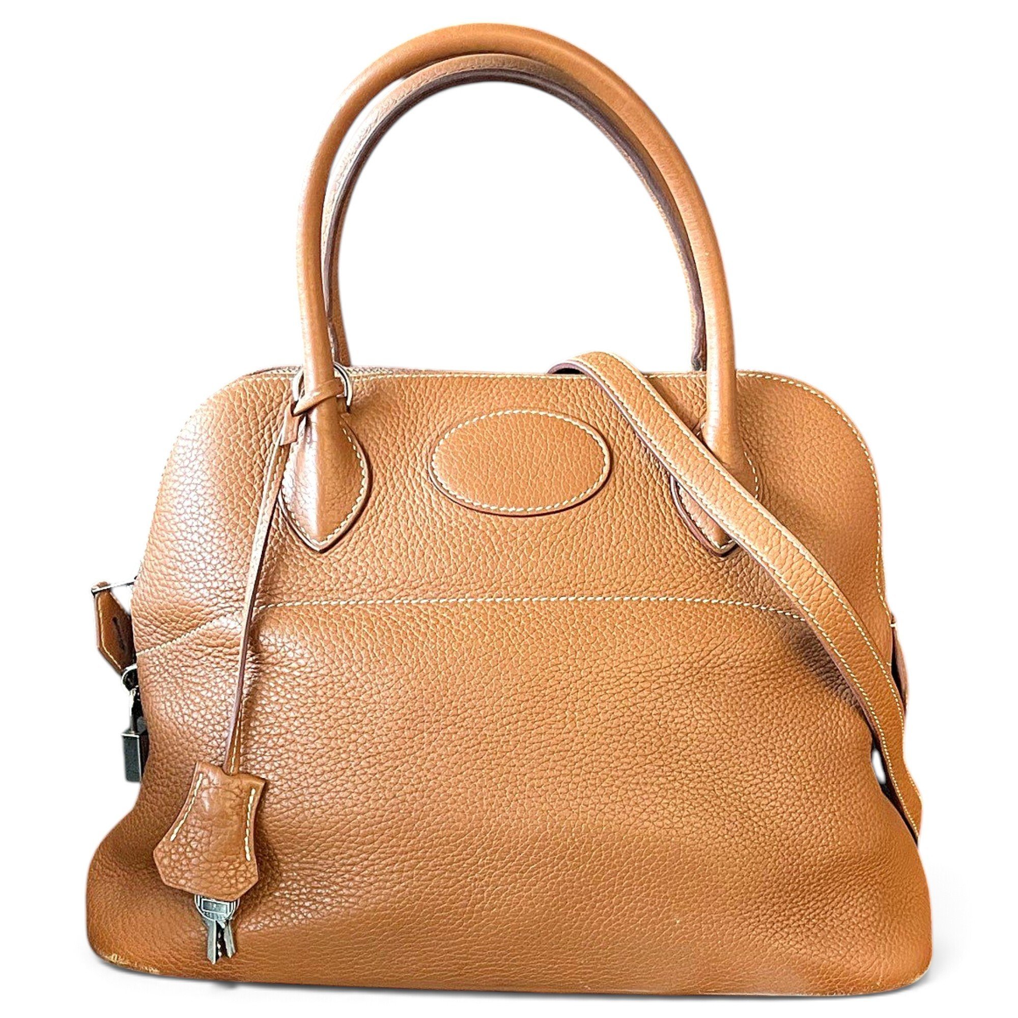 Bolide leather handbag
