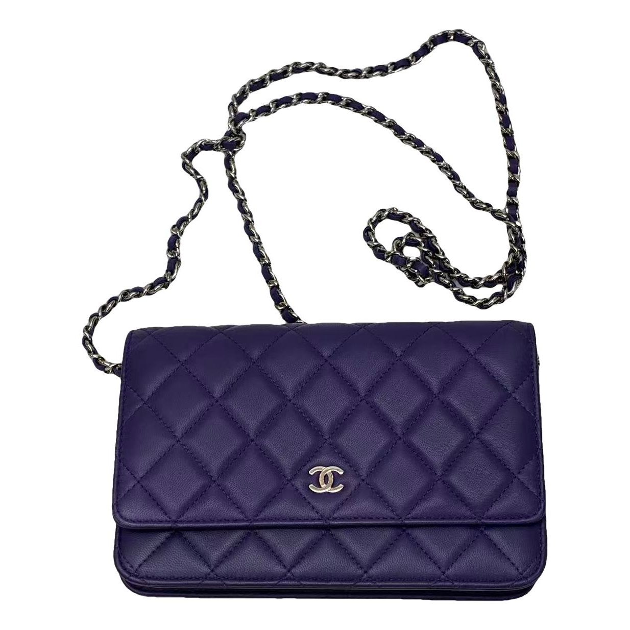 Wallet On Chain Timeless/Classique leather crossbody bag