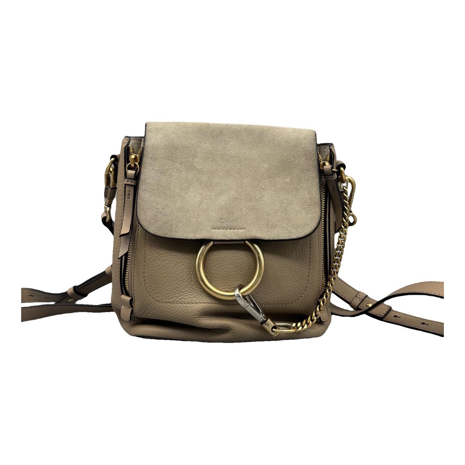 Faye leather backpack