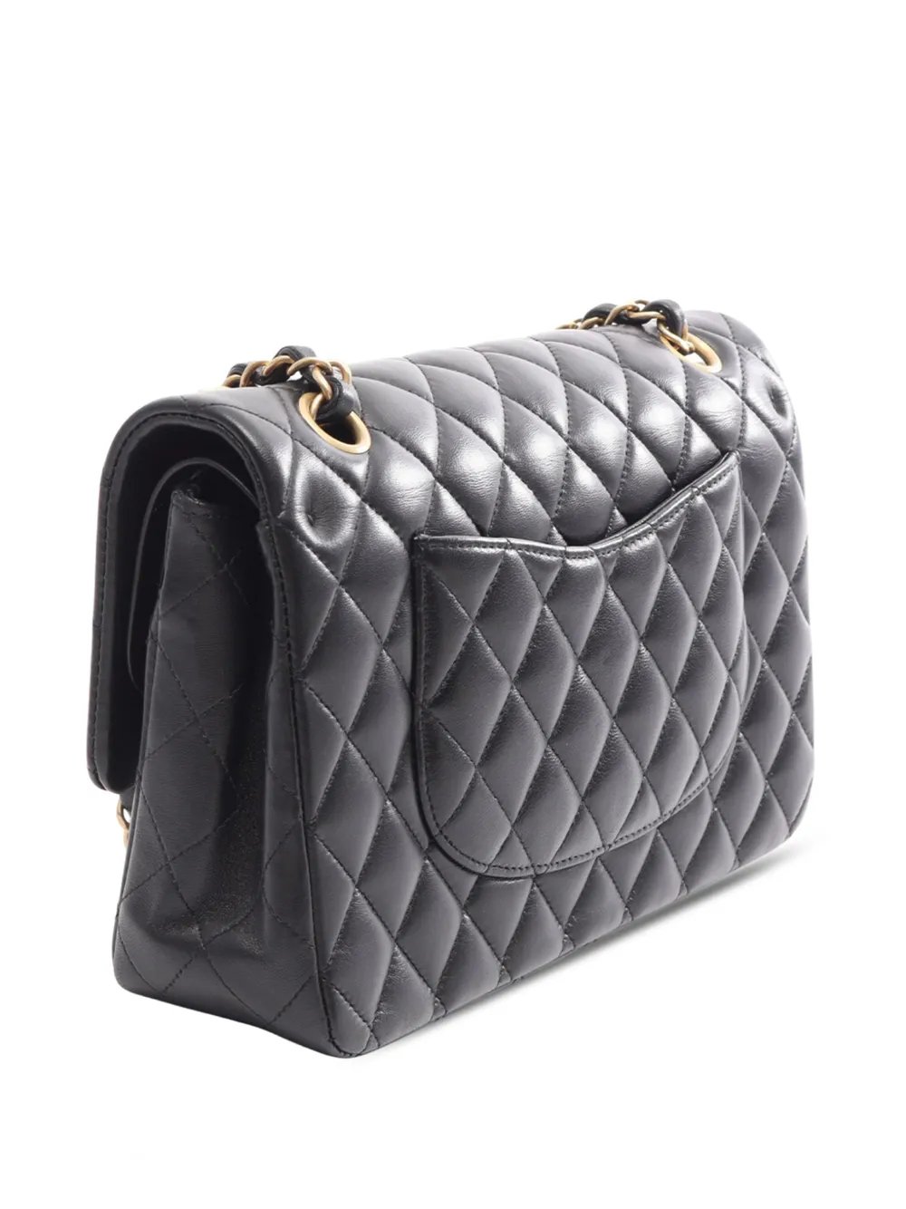 2019 Medium Classic Lambskin Egyptian Amulet Charms Double Flap shoulder bag