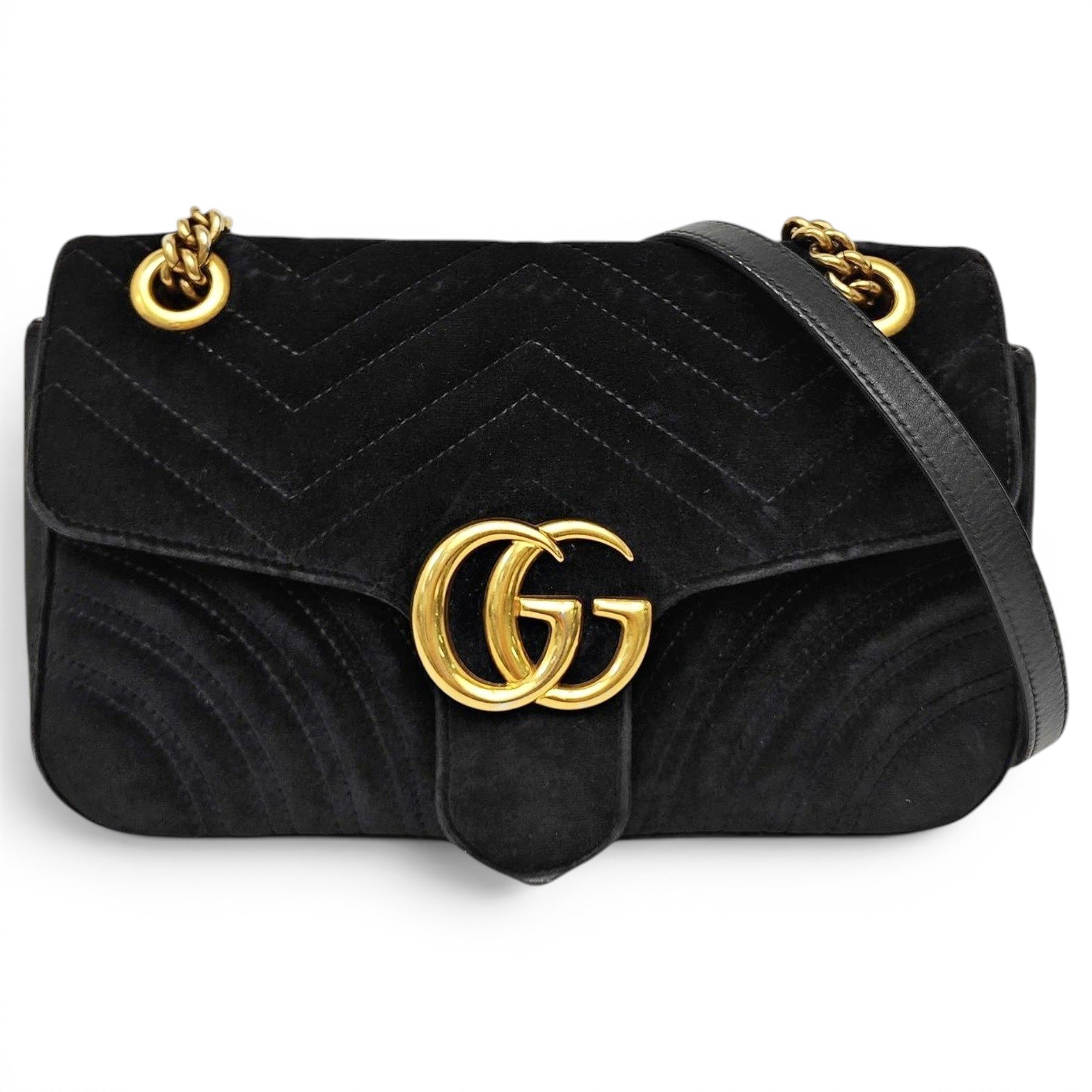 GG Marmont velvet handbag