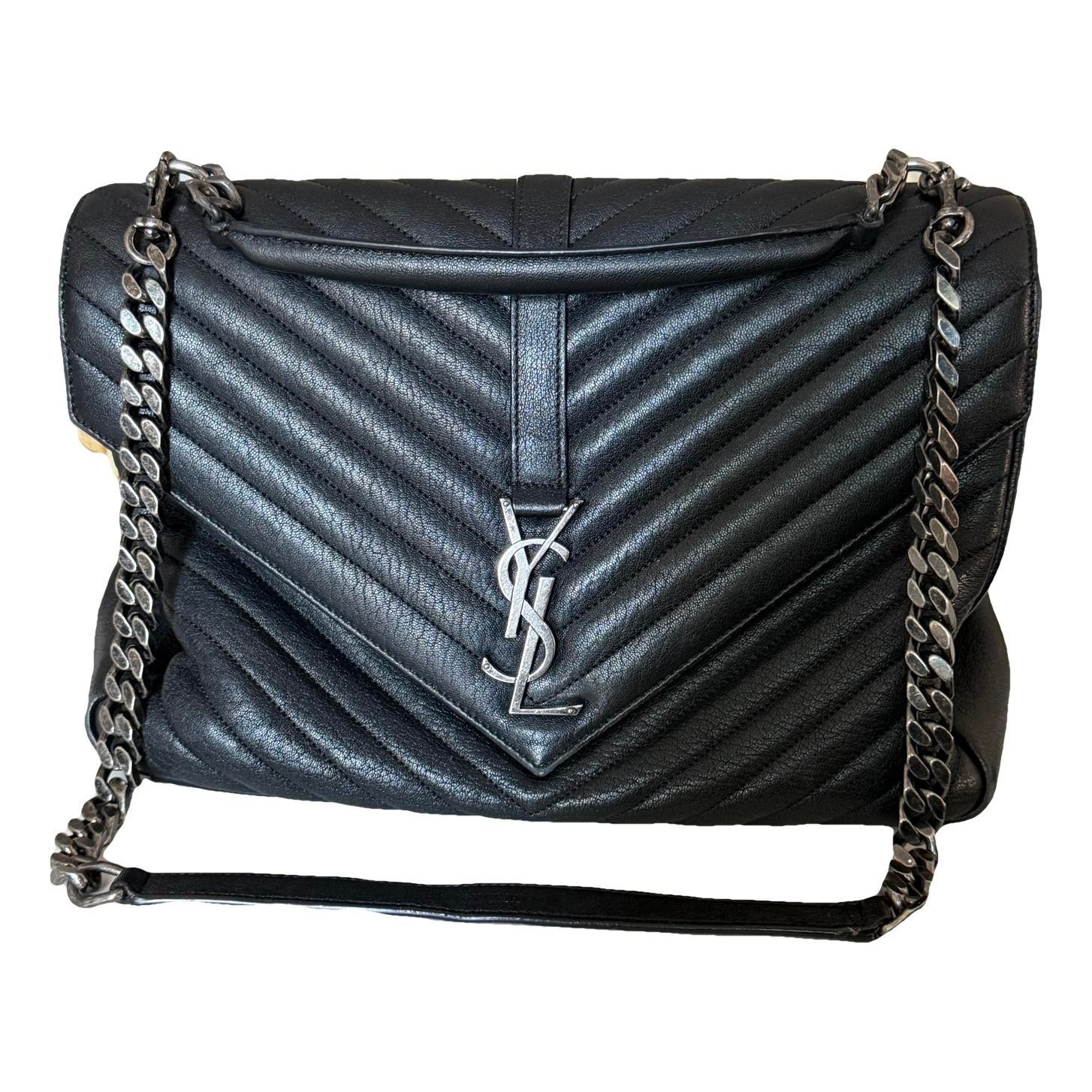 Collége monogramme leather handbag