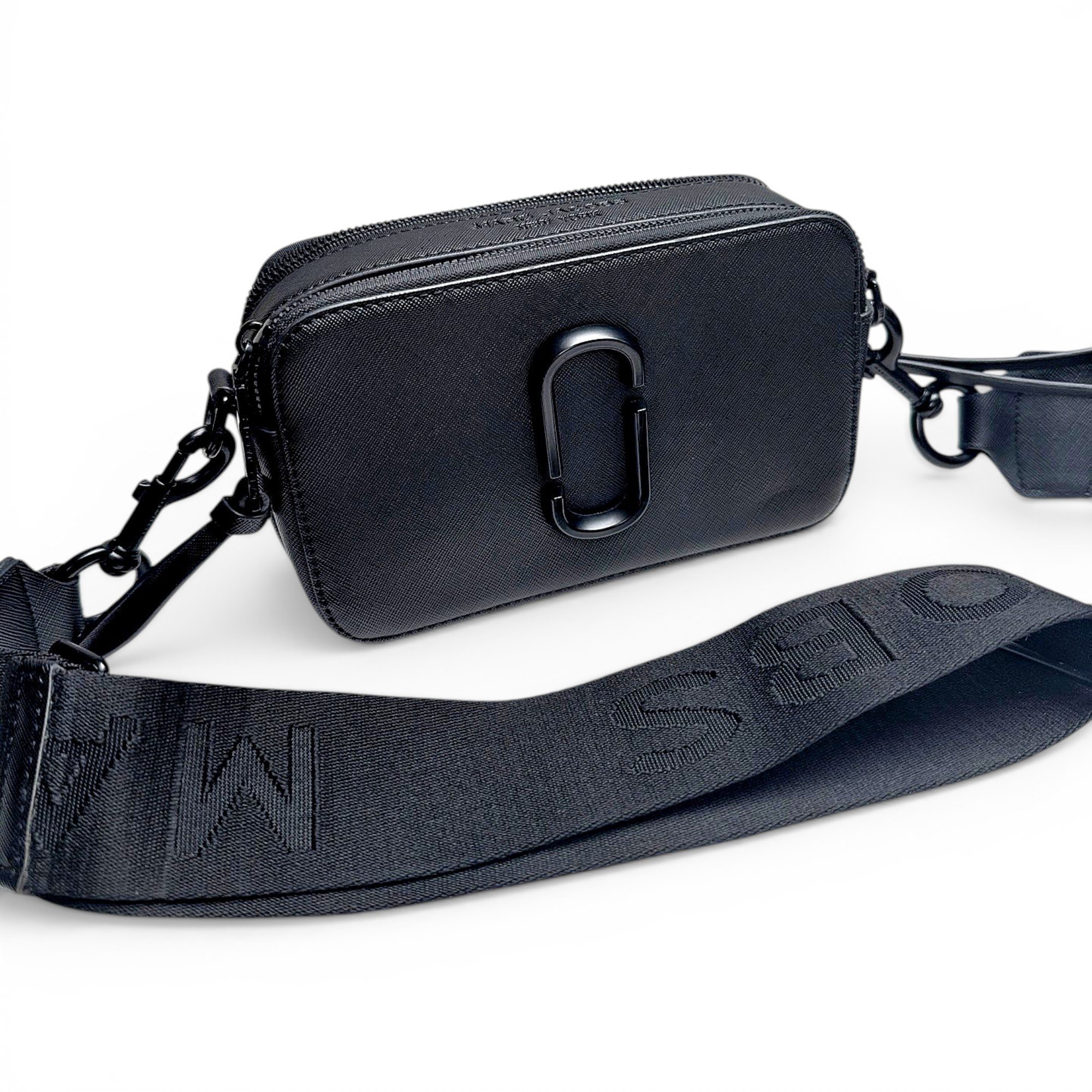 Snapshot leather crossbody bag