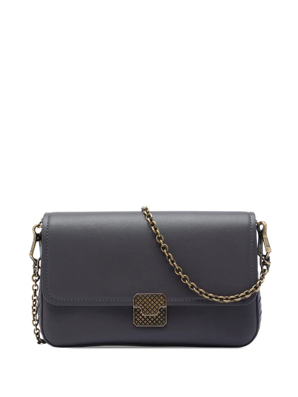 Bottega Veneta 2012-2026 Nappa Intrecciato Trimmed Wallet On Chain crossbody bag