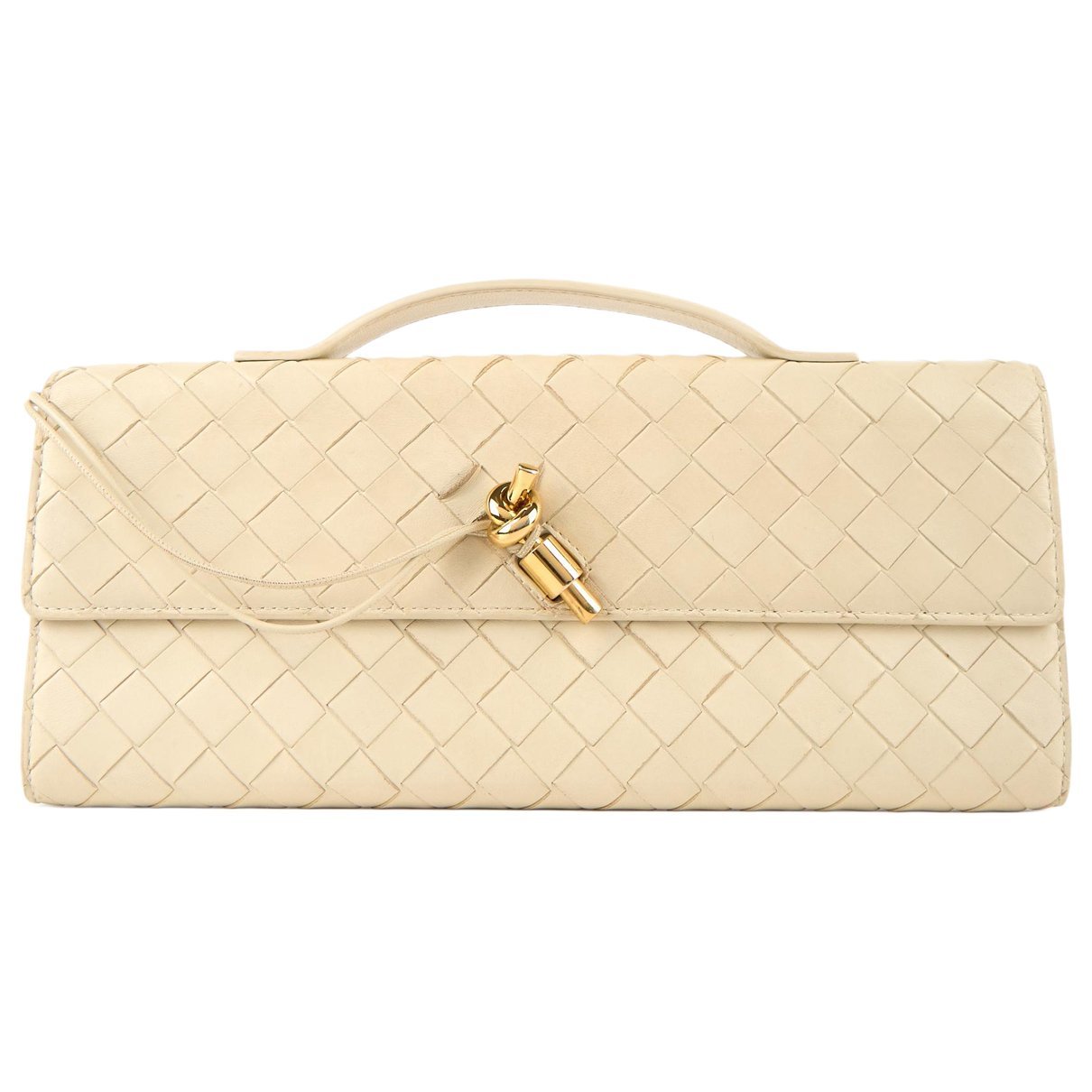 Bottega Veneta Andiamo leather clutch bag