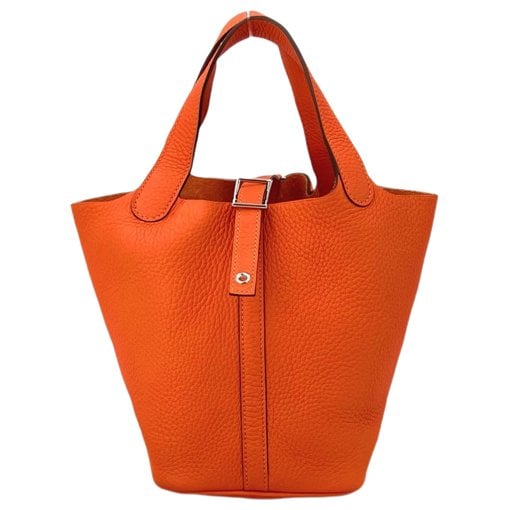 Picotin leather handbag