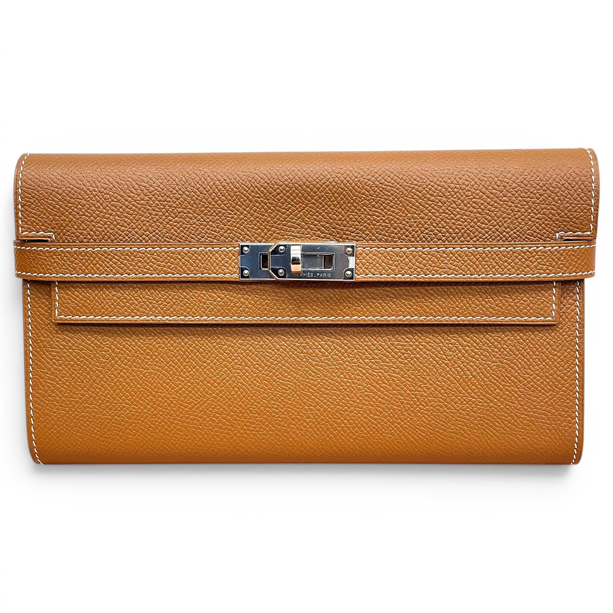 Kelly to go leather clutch bag