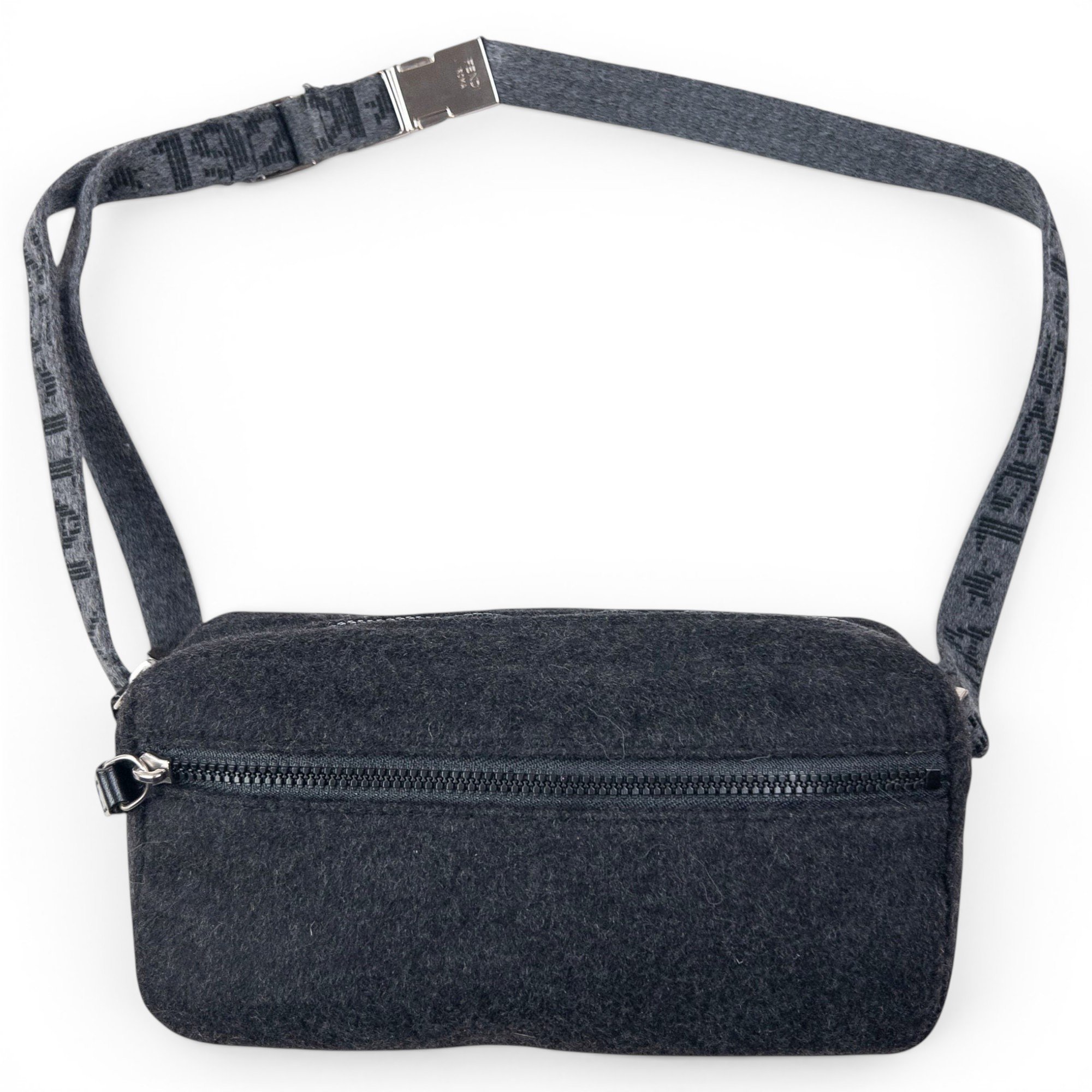 Wool crossbody bag