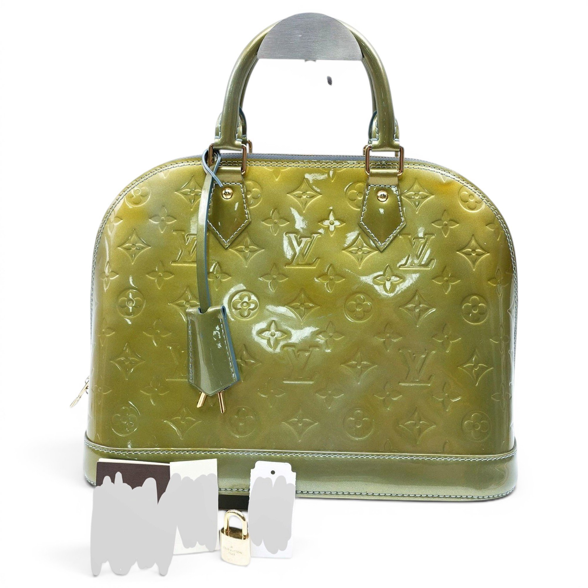 Alma patent leather handbag