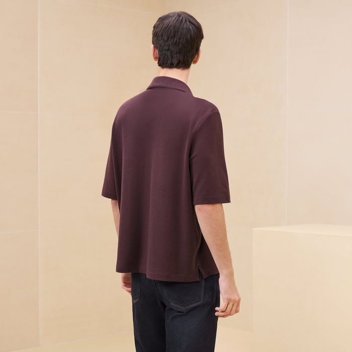 Grenat Polo Shirt With Pocket