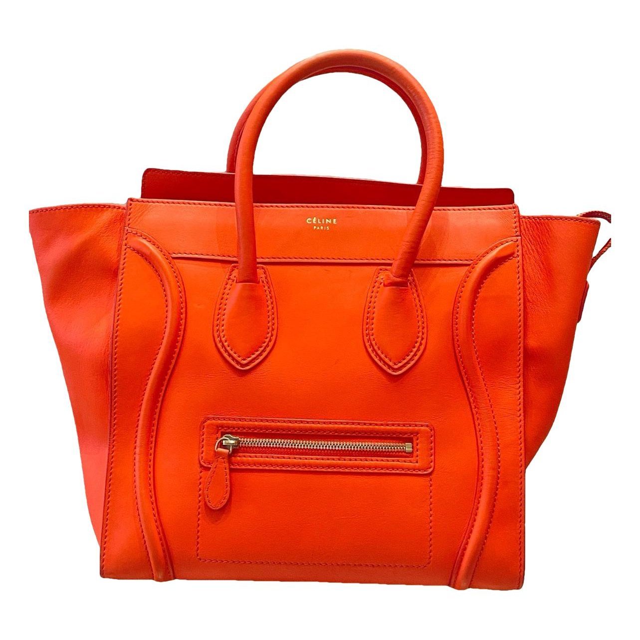 Luggage leather handbag