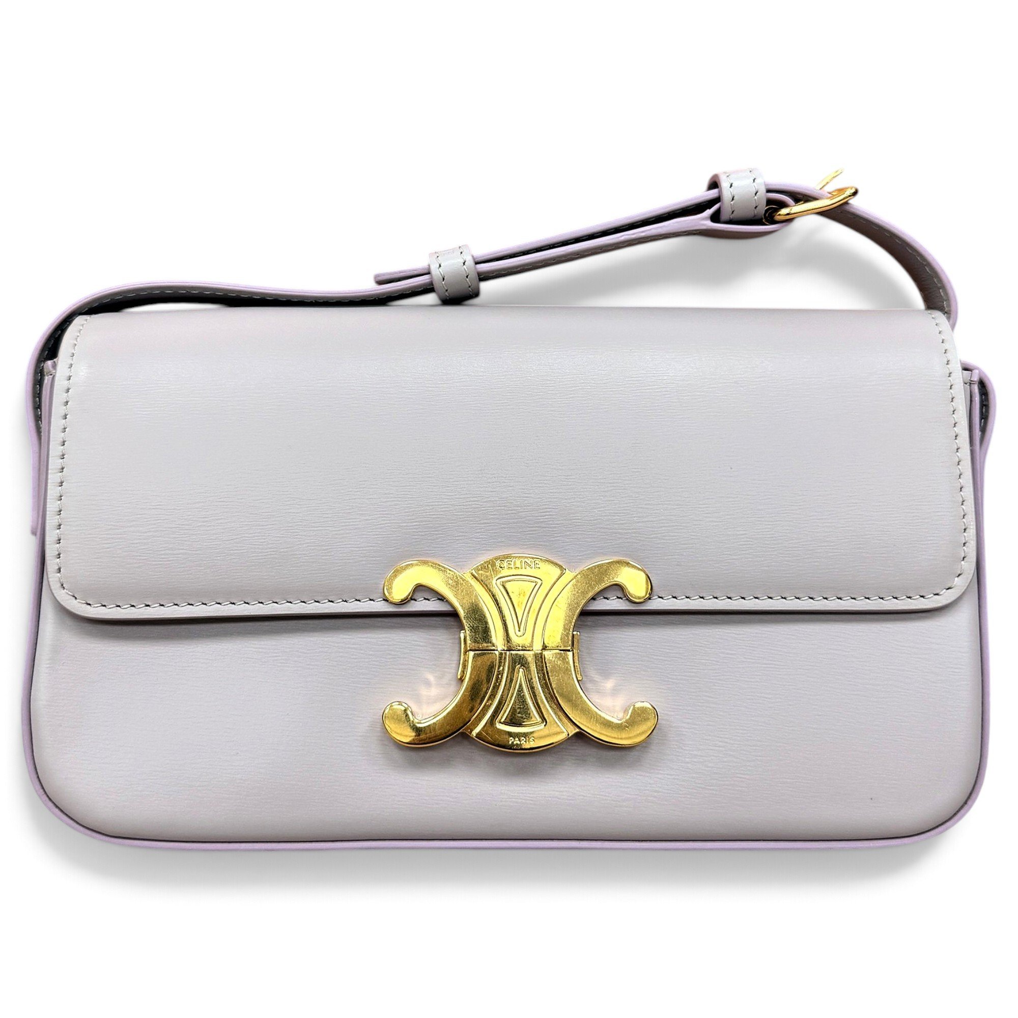 Triomphe Long leather handbag