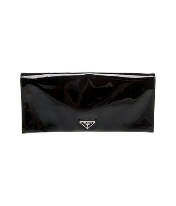 Prada Vernice Leather Clutch
