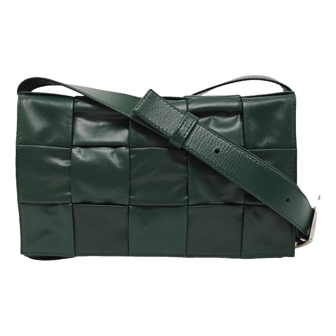 Cassette leather handbag