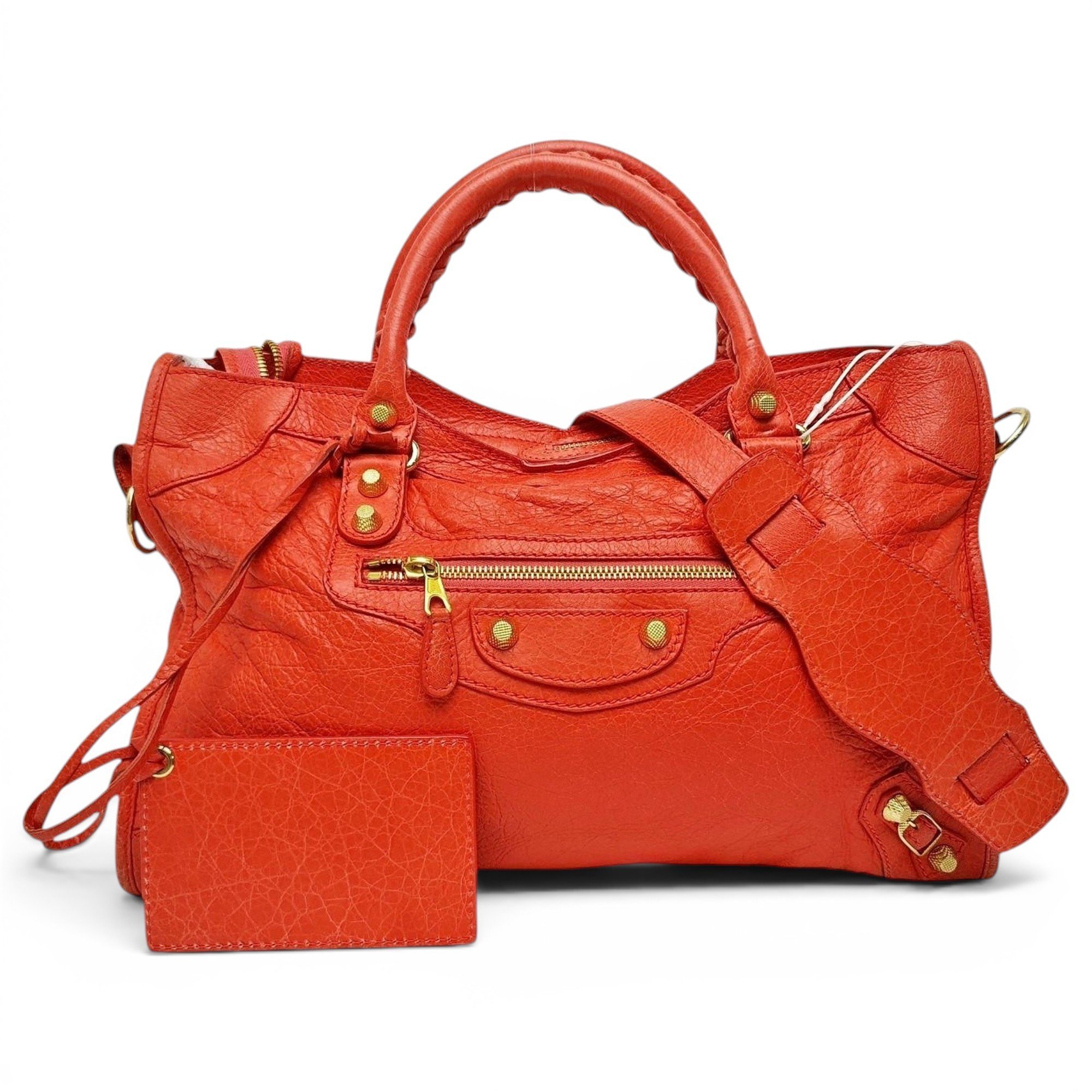 Leather handbag
