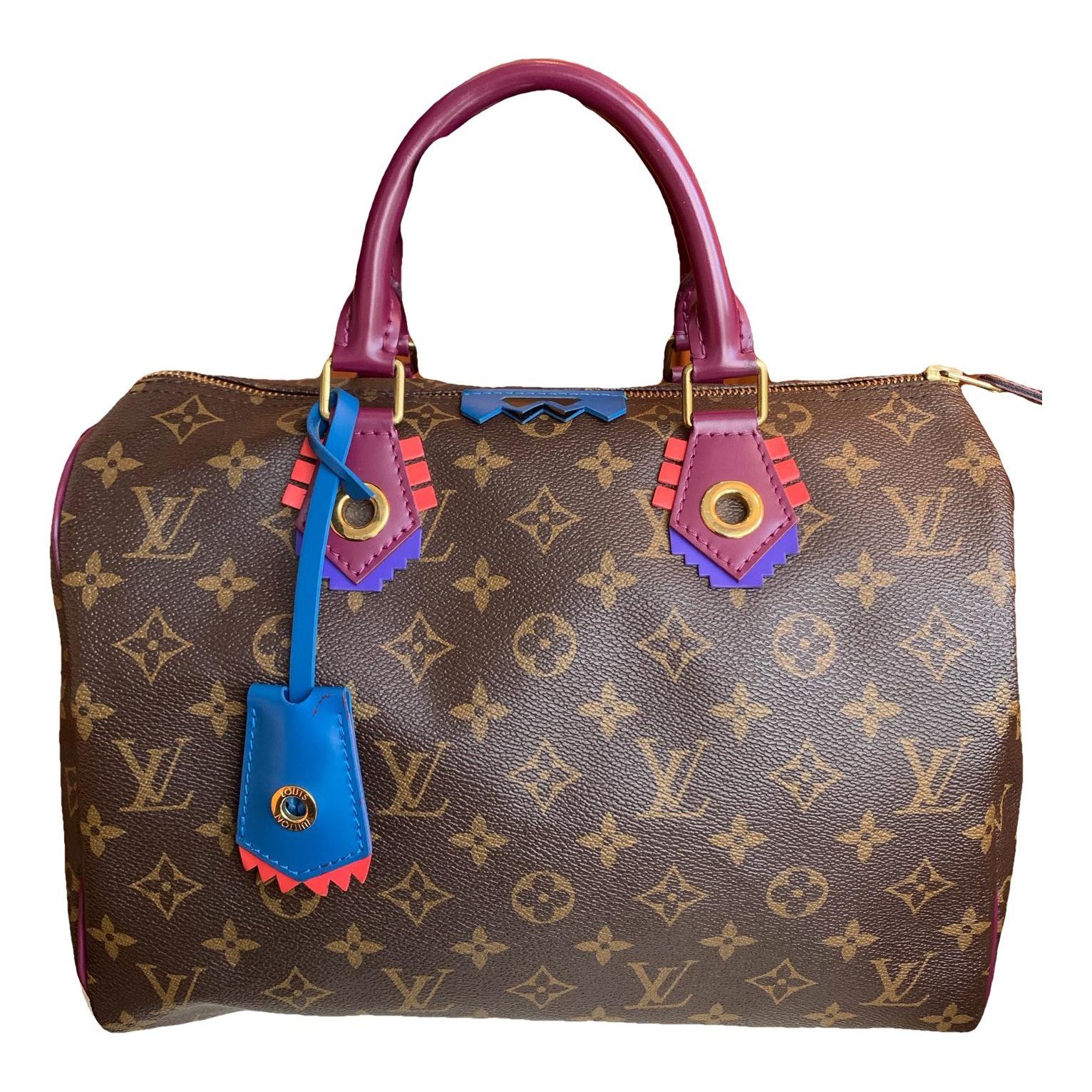 Speedy leather handbag