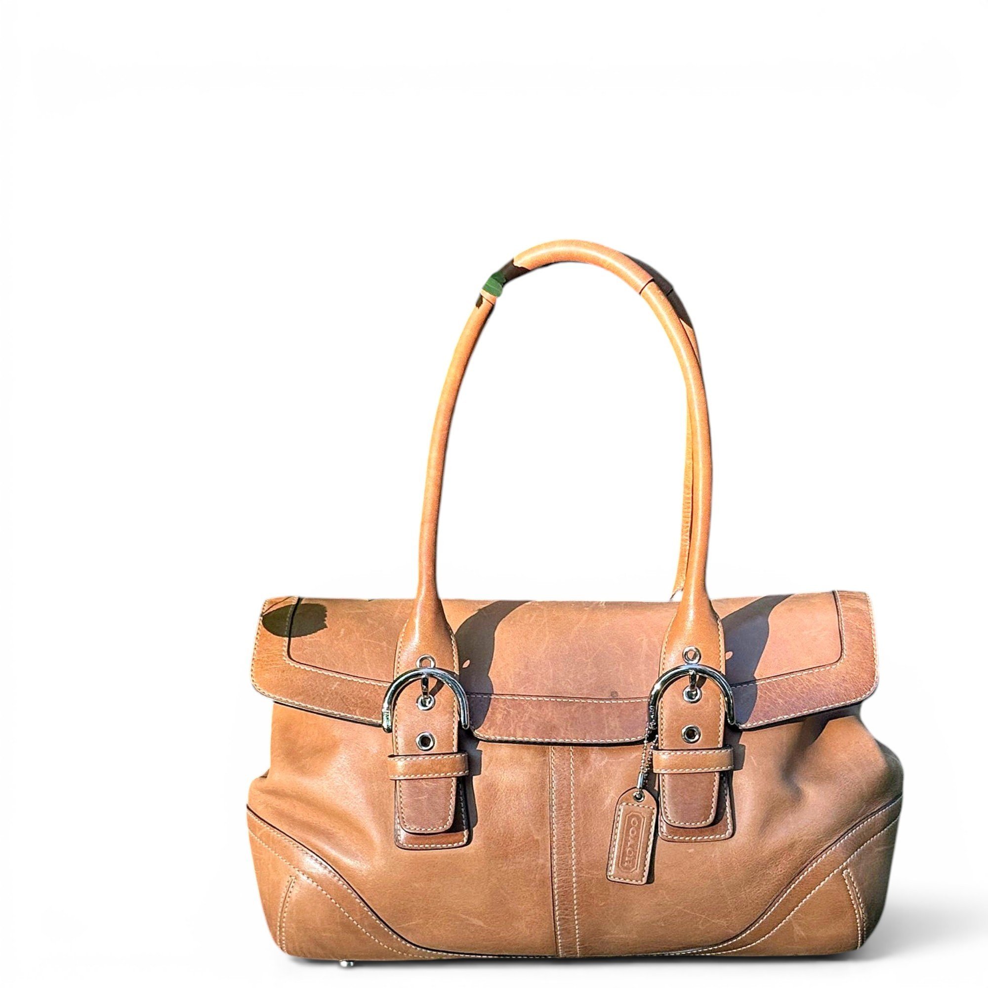 Leather satchel