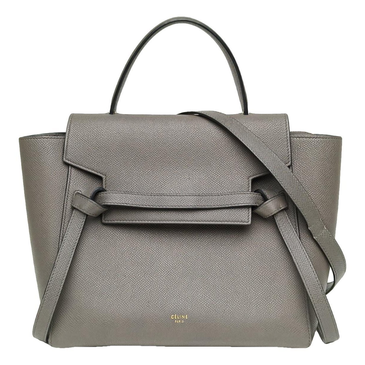 Belt leather handbag