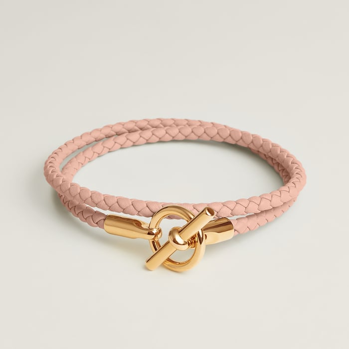 Rose Églantine Glenan Double Tour Bracelet