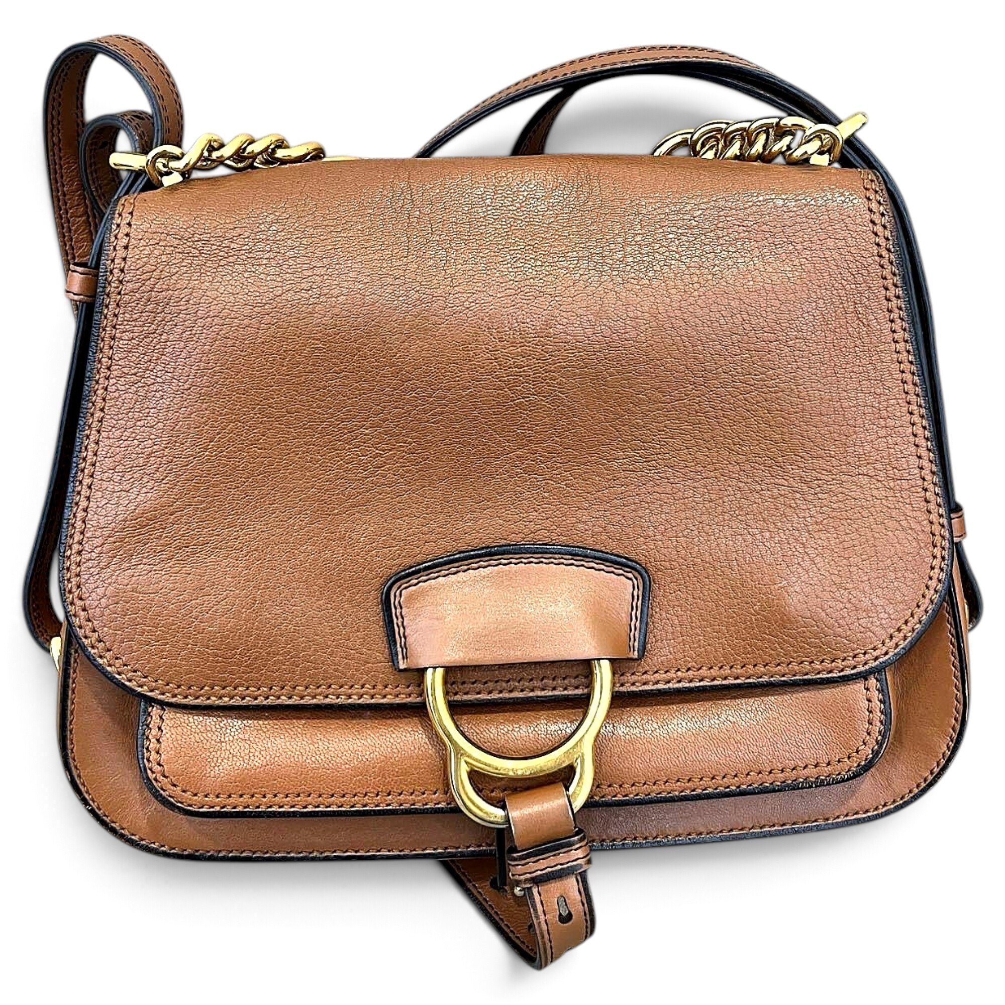 Dahlia Star leather handbag